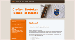 Desktop Screenshot of croftonshotokan.co.uk